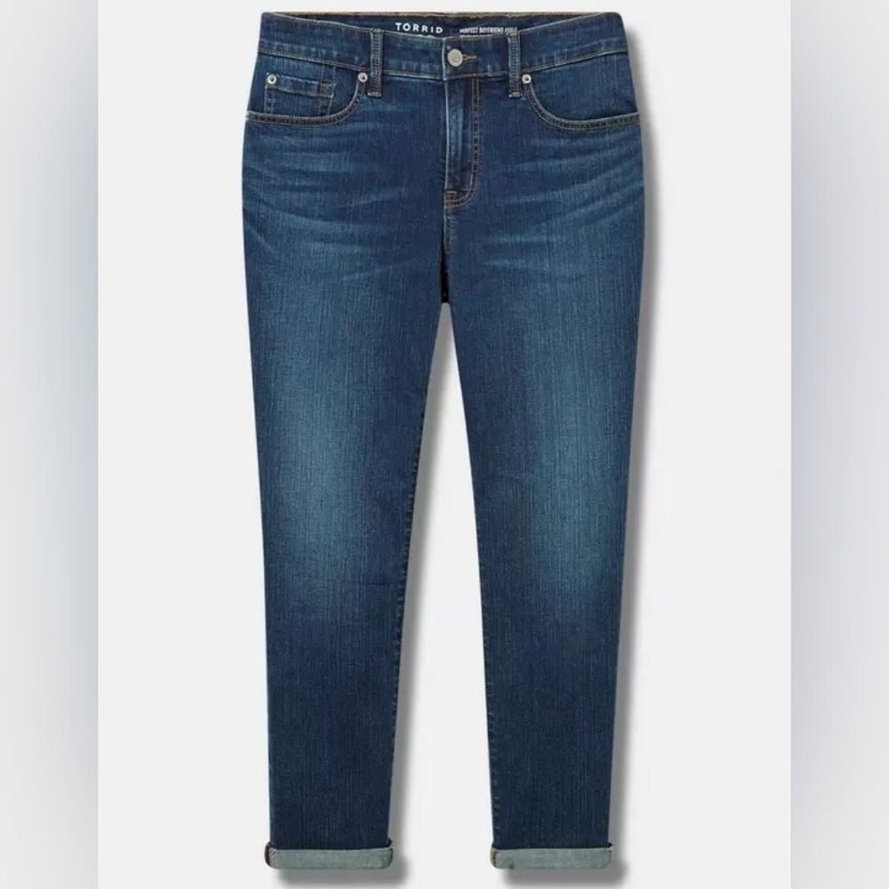 Torrid 20R Perfect Boyfriend Mid-Rise Jean